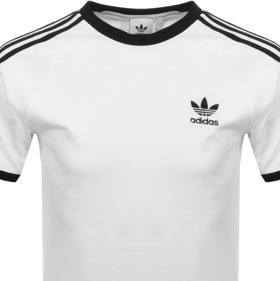 Alternative Image for Productadidas Originals 3 Stripe T Shirt White2